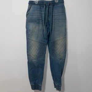 Seize&Desist Denim Joggers.